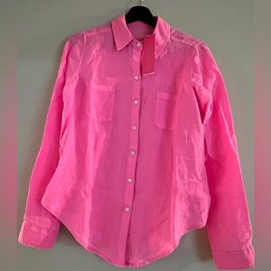 Lilly Pulitzer Linen Button Up